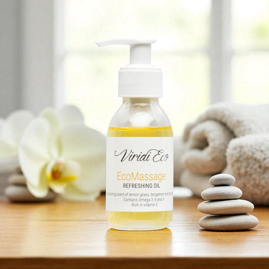 Uppiggande Massageolja - Viridi Eco